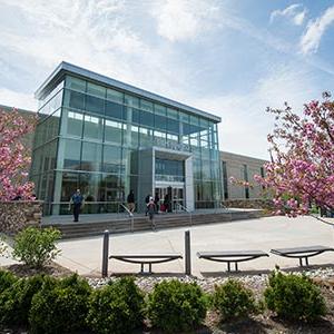 College Hall in the Spring